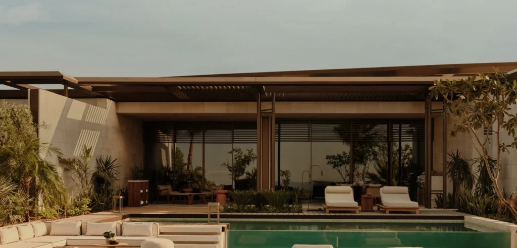Sea-front private-pool villa at Rosewood AMAALA on Saudi Arabia's Red Sea coast.