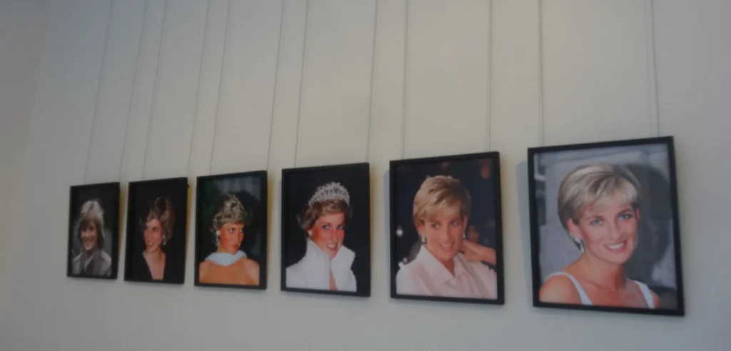 Diana: Her Fashion Story exhibition at Kensington Palace in 2017; contextual image, not the Revenge Dress.