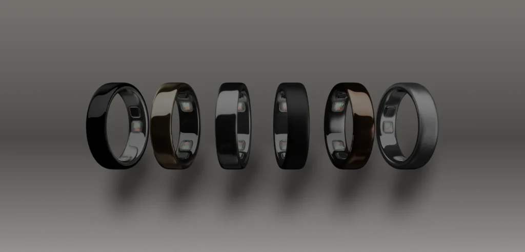 Oura Ring 5 shown in an official Oura press image.