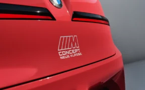 BMW M Concept Neue Klasse in daylight, previewing BMW M’s electric Neue Klasse performance architecture.